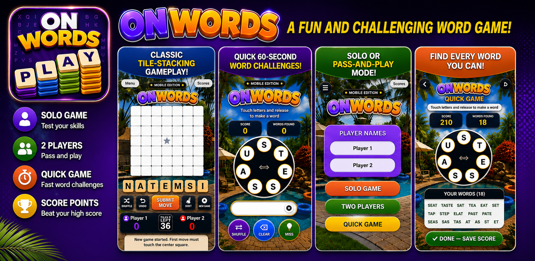 OnWords feature graphic