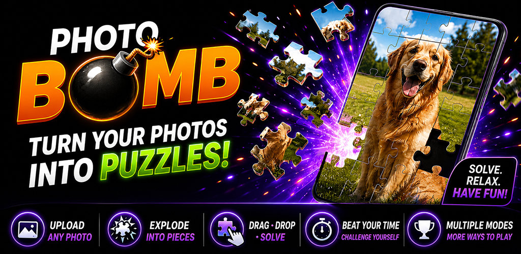 PhotoBomb feature graphic